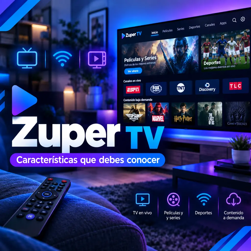 Principales características de Zuper TV que deberías conocer